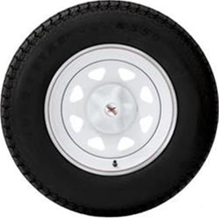 Phoenix Usa Phoenix USA QT545WHS QT Hub Cover ABS White 5 Lug on 4.5 in. BC Emblem 1.75 in. QuickTrim P1G-QT545WHS